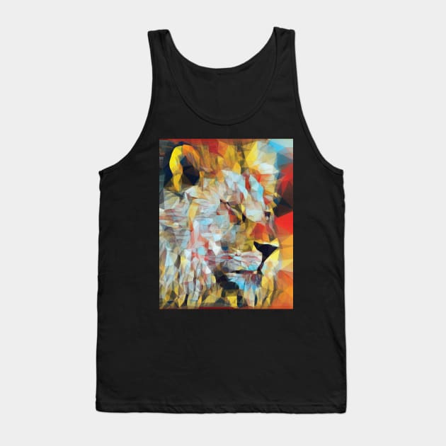 Jah Lion King of Kings Tank Top by rastaseed